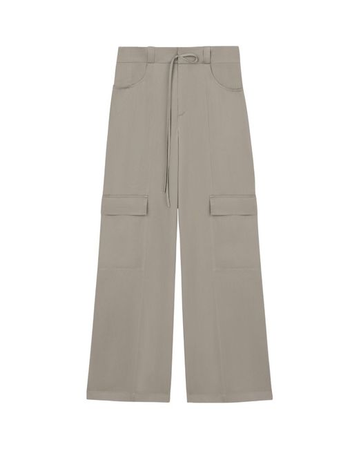 Aeron Satin Opal Cargo Trousers