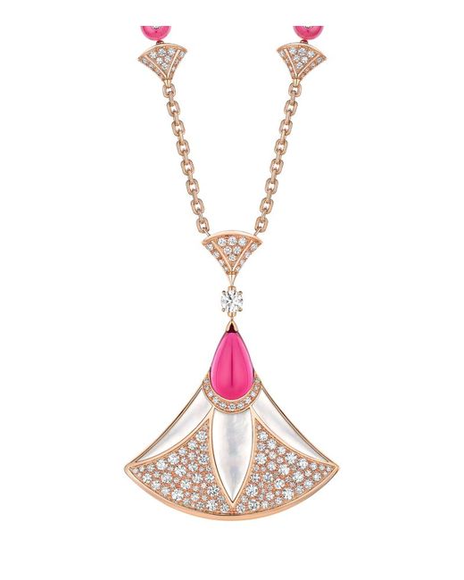 Bvlgari Diamond and Rubellite Divas Dream Necklace