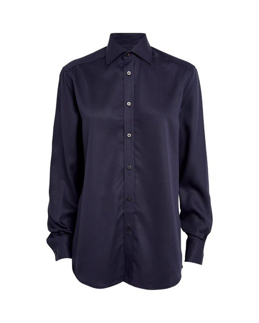 With Nothing Underneath Tencel The Boyfriend Shirt