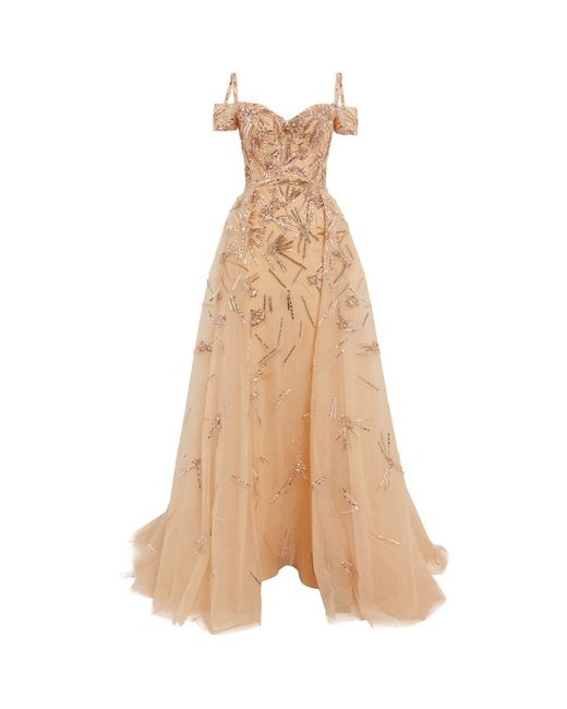 Zuhair Murad Tulle Embellished Gown