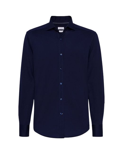 Brunello Cucinelli Long-Sleeve Shirt