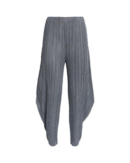 Pleats Please By Issey Miyake Pleated Tapered Trousers