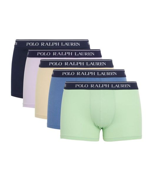 Polo Ralph Lauren Stretch-Cotton Classic Trunks Pack of 5