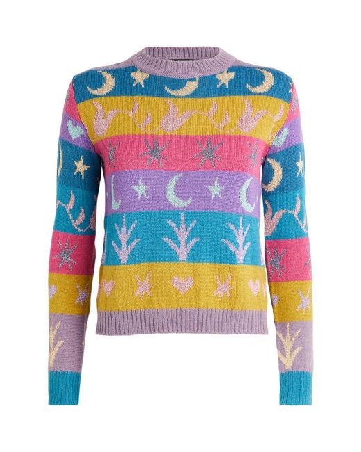 Weekend Max Mara Alpaca-Blend Jacquard-Knit Sweater