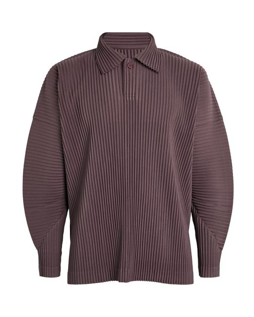 Homme Pliss Issey Miyake Pleated Monthly Colours January Polo Shirt