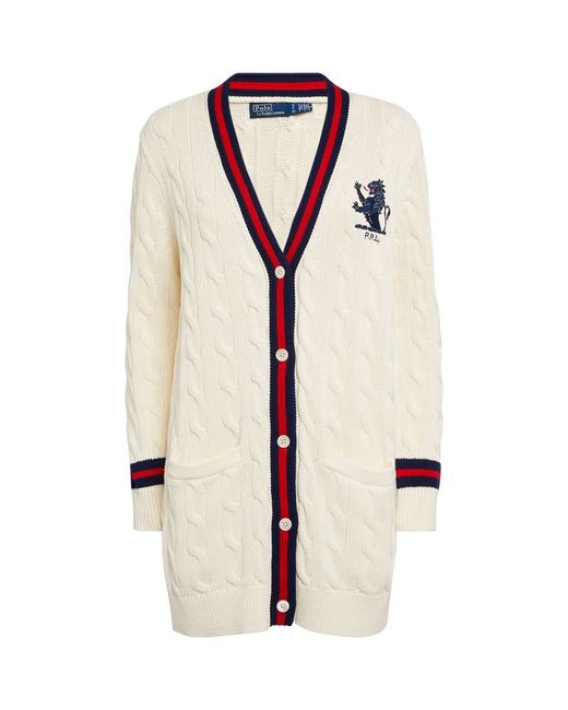 Polo Ralph Lauren Cable-Knit Cricket Cardigan