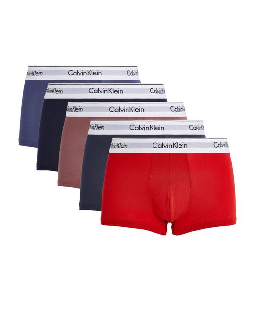Calvin Klein Cotton Stretch Trunks Pack of 5