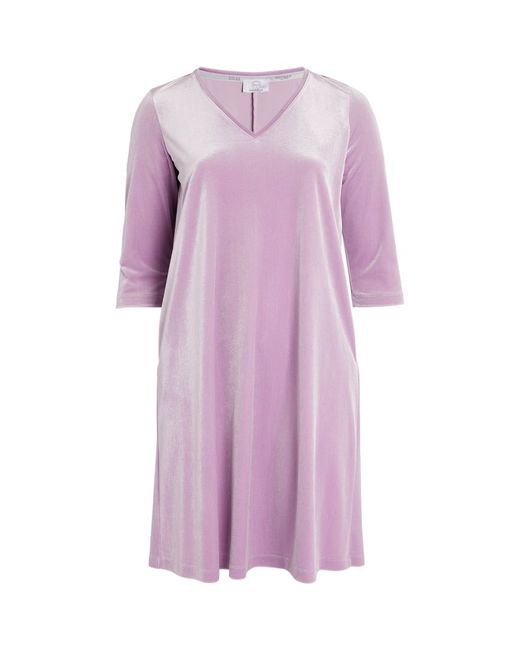 Marina Rinaldi Velvet T-Shirt Dress