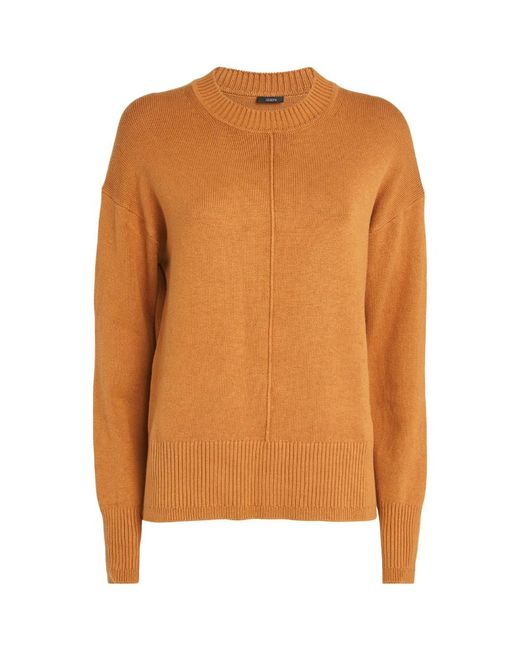 Joseph Silk-Blend Pintuck Sweater