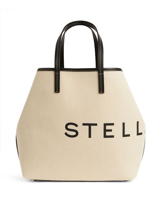 Stella McCartney Canvas Logo Tote Bag