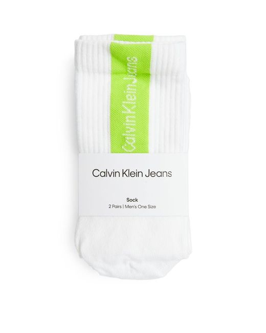 Calvin Klein Logo Socks Pack Of 2