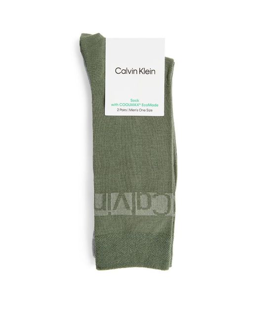 Calvin Klein Logo Socks Pack Of 2