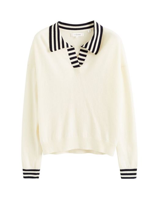 Chinti And Parker Wool-Cashmere Breton Stripe Sweater