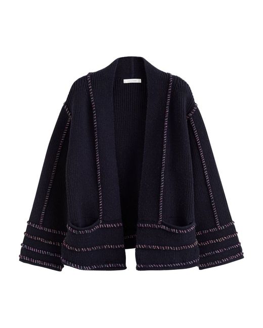 Chinti And Parker Knitted Contrast-Trim Jacket