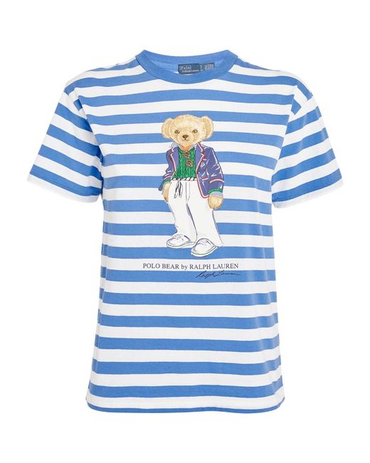 Polo Ralph Lauren Striped Polo Bear T-Shirt