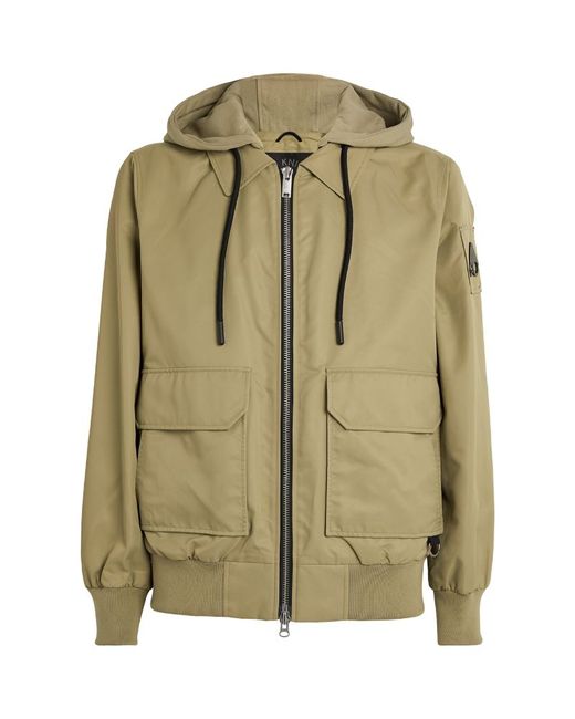 Moose Knuckles Hooded Oxley Bomber Jacket