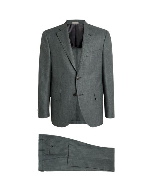 Corneliani Wool-Silk Blend 2-Piece Suit