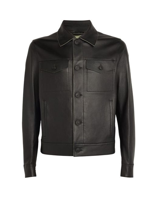 Mackage Leather Blouson Jacket
