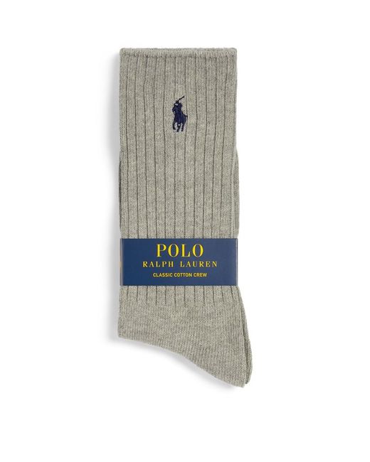 Polo Ralph Lauren Cotton-Blend Classic Crew Socks