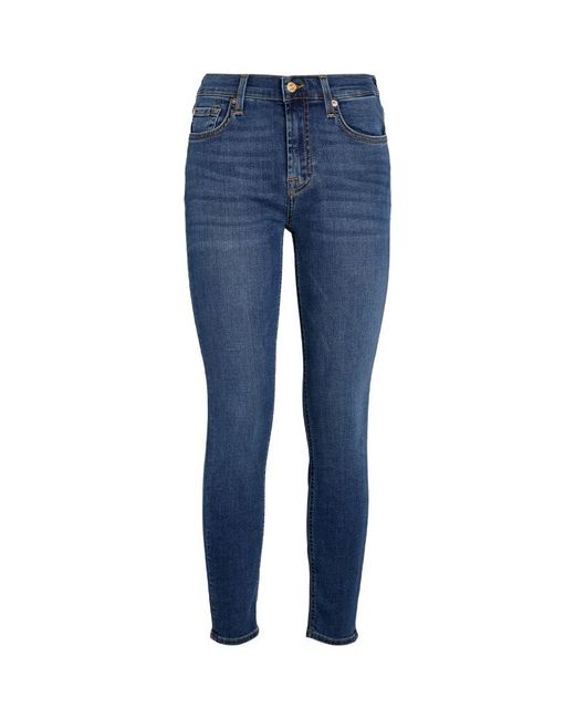 7 For All Mankind BAir High-Rise Ankle Skinny Jeans