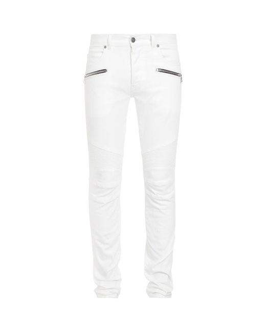 Balmain Cotton-Stretch Slim-Fit Jeans