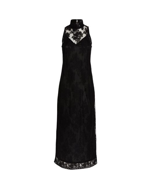 Max & Co . Lace-Detail Jersey Maxi Dress