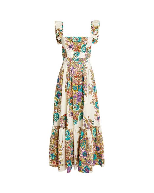 Etro Floral Print Midi Dress