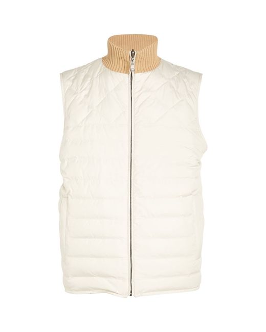 Fioroni Cashmere Reversible Quilted Gilet