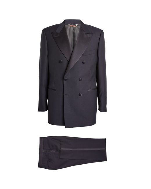 Canali Wool Double-Breasted Tuxedo
