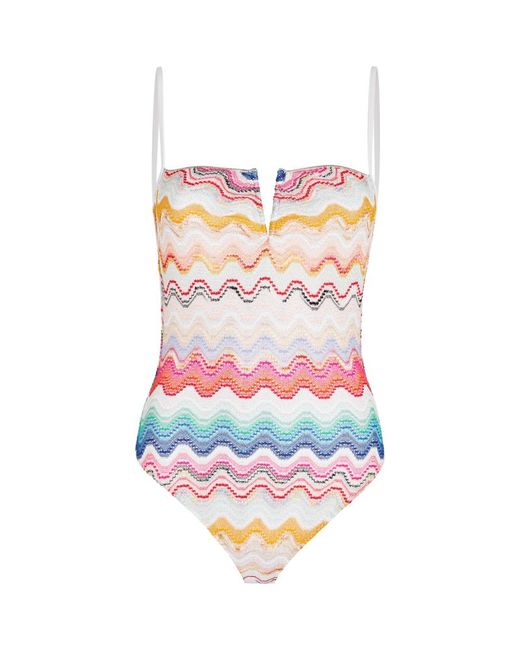 Missoni Knitted Wave Swimsuit