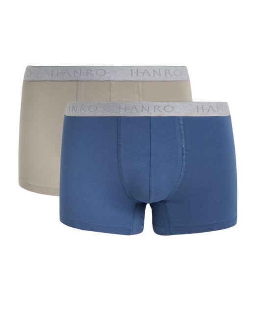 Hanro Stretch-Cotton Essentials Trunks Pack Of 2
