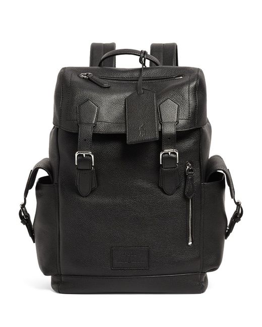 Polo Ralph Lauren Pebbled Leather Backpack