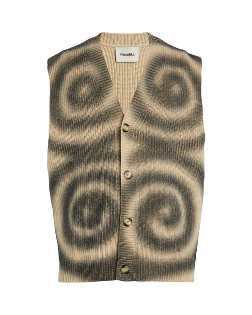 Nanushka Wool-Cashmere Knitted Vest