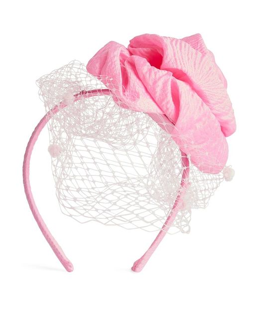 Eirene Flower-Embellished Headband