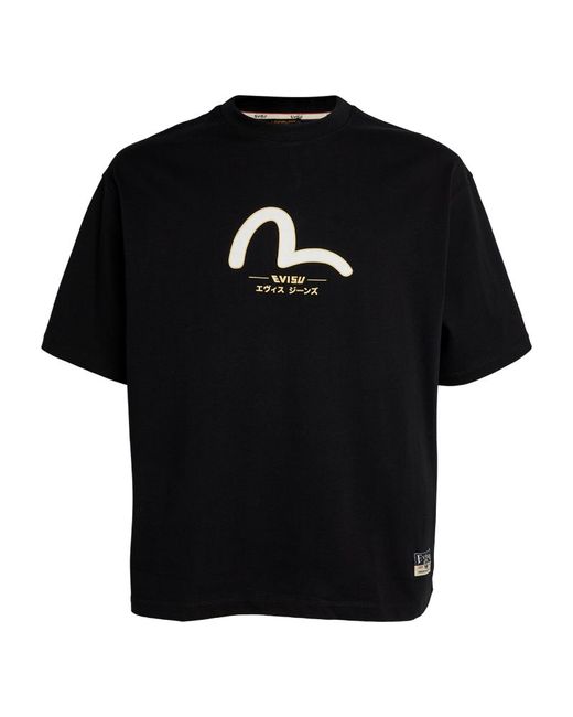 Evisu Seagull Print T-Shirt