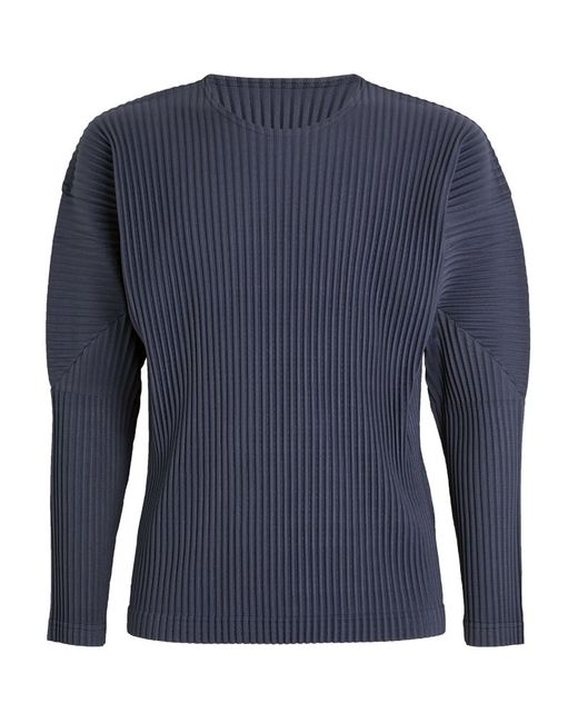 Homme Pliss Issey Miyake Long-Sleeve Pleated T-Shirt