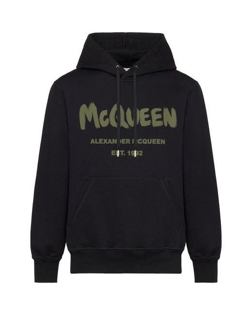 Alexander McQueen Graffiti Logo Hoodie