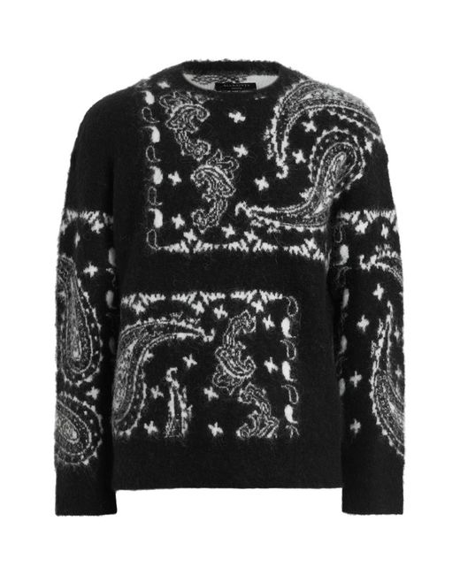 AllSaints Wool-Blend Bandana Sweater