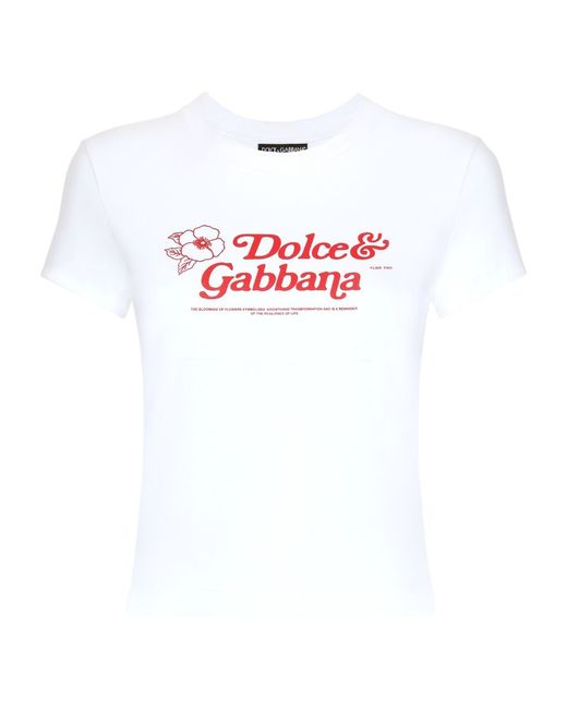 Dolce & Gabbana Stretch-Cotton Logo T-Shirt