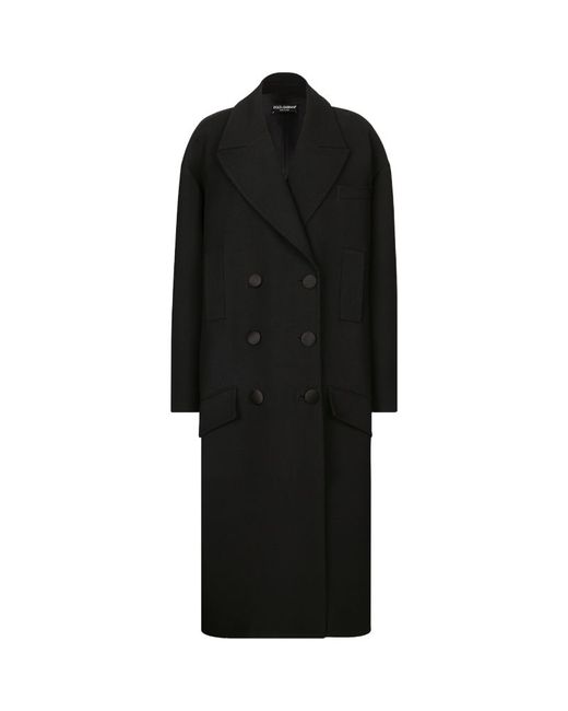 Dolce & Gabbana Wool-Blend Double-Breasted Coat