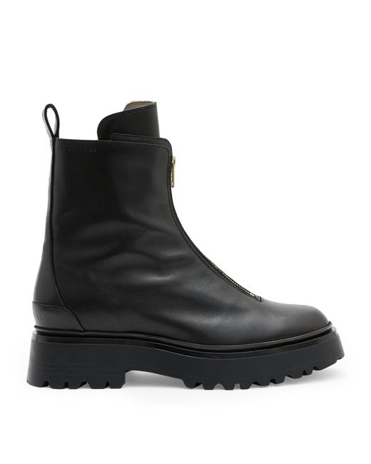 AllSaints Leather Ophelia Boots