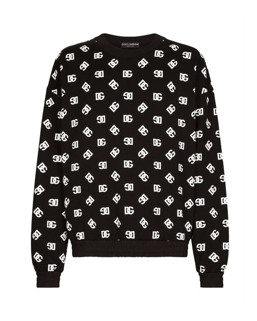 Dolce & Gabbana Dg Monogram Print Sweatshirt