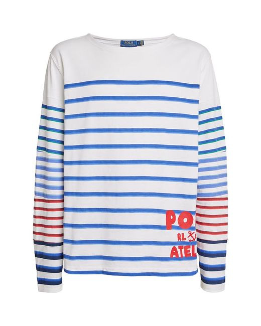 Polo Ralph Lauren Multi Stripe Long-Sleeve T-Shirt