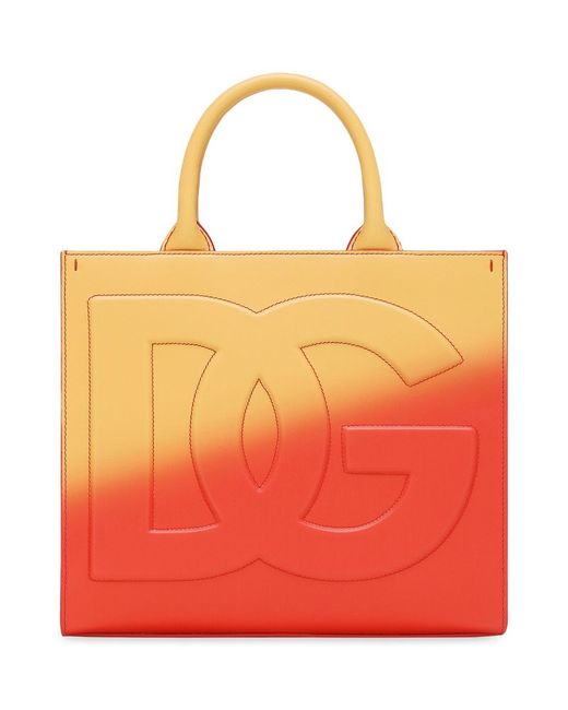 Dolce & Gabbana Leather Dg Daily Tote Bag