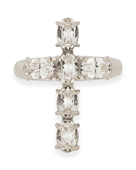 Dolce & Gabbana Embellished Cross Ring