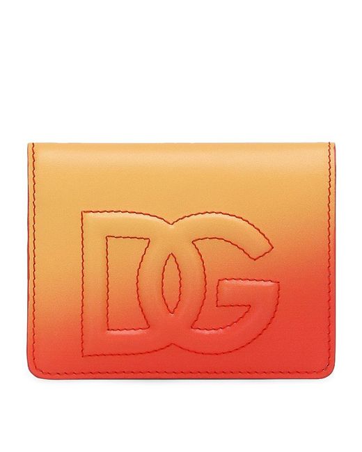 Dolce & Gabbana Leather Dg Logo Continental Wallet
