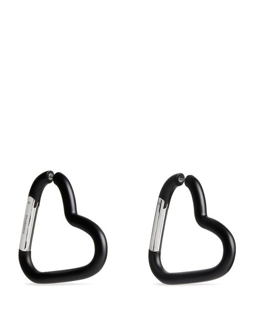Balenciaga Love Clip Hoop Earrings