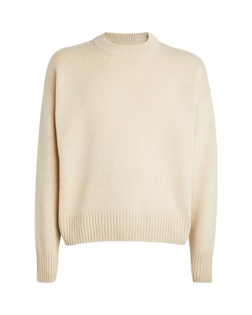 AMI Alexandre Mattiussi Wool-Cashmere Sweater