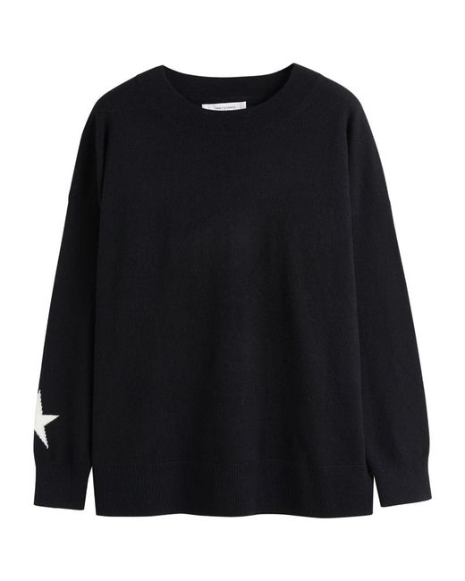 Chinti And Parker Wool-Cashmere Star Slouchy Sweater