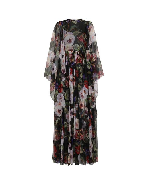 Dolce & Gabbana Floral Print Gown